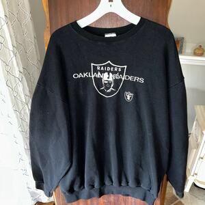 Oakland Raiders Vintage Sweatshirt 1990's NFL Football Team Logo Sports XL
